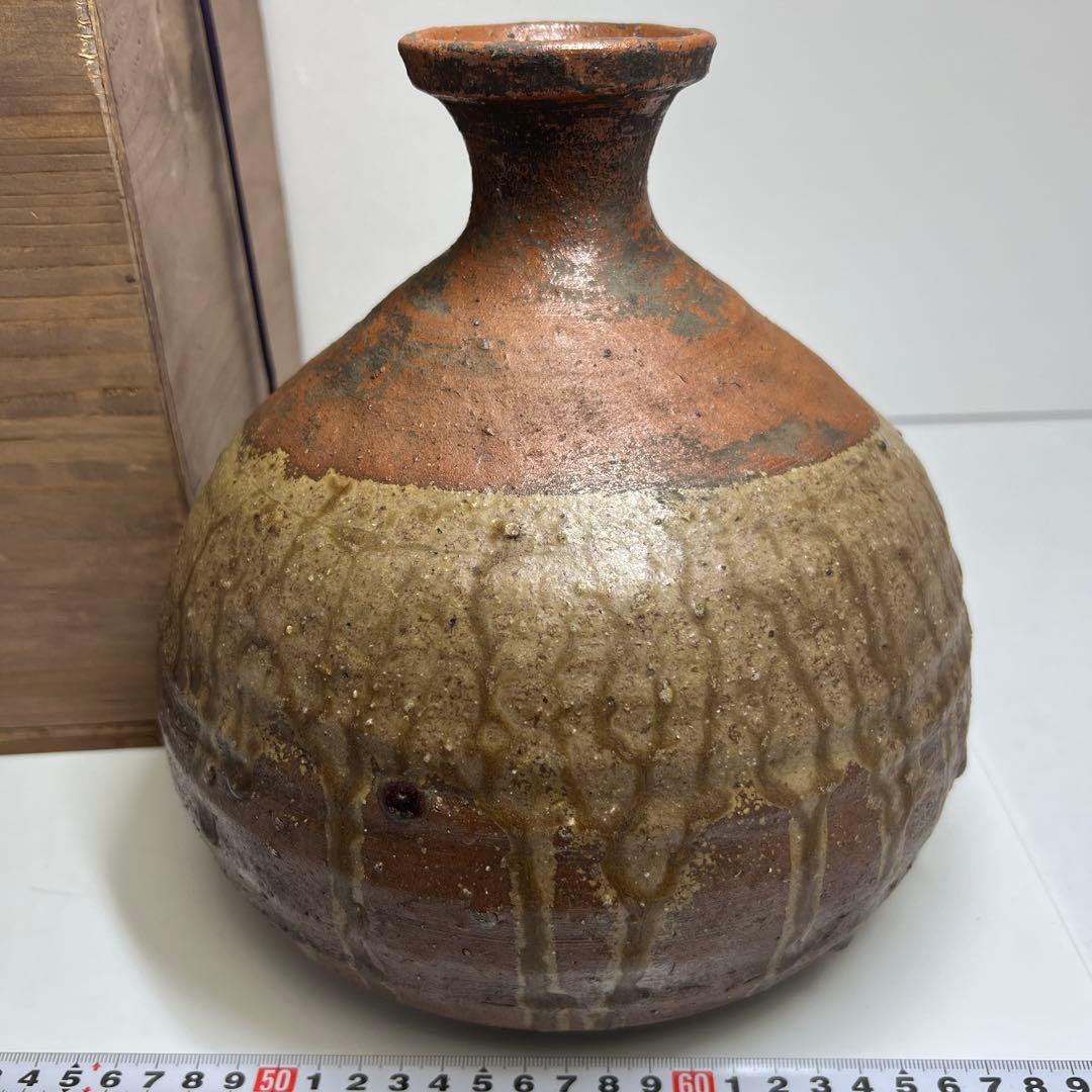 桃山時代 古備前 かぶら壺 木箱付 高さ約23㎝ 東Y8-0204③ - メルカリ