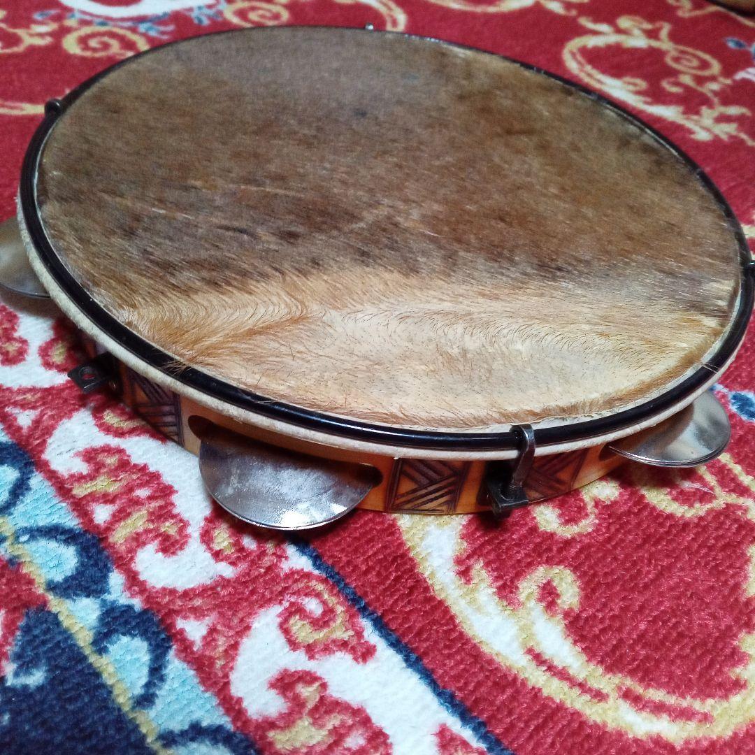 ヤスヒロさま専用商品 ※パーツ欠品 パンデイロ 10インチ パーツ欠品