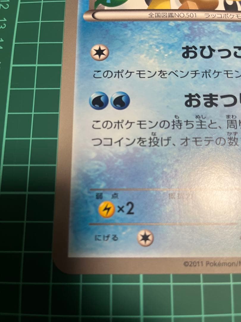 【レア】BW-P ミジュマル ジャンボカード ポケモンセンターフクオカ