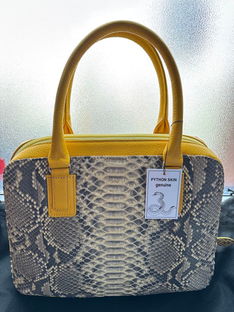 ダイヤモンドパイソン　ハンドバッグ