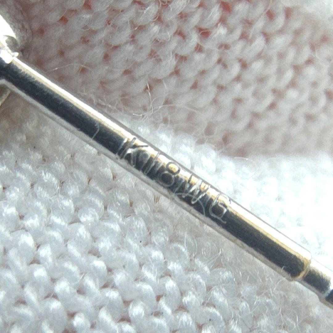 希少【ポンテヴェキオ】K18WG ダイヤモンド　0.60ct 2way ピアス