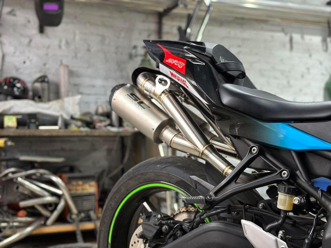 ZX-4R/RR ZX-25R 23- チタン フルエキゾースト ダウンマフラー