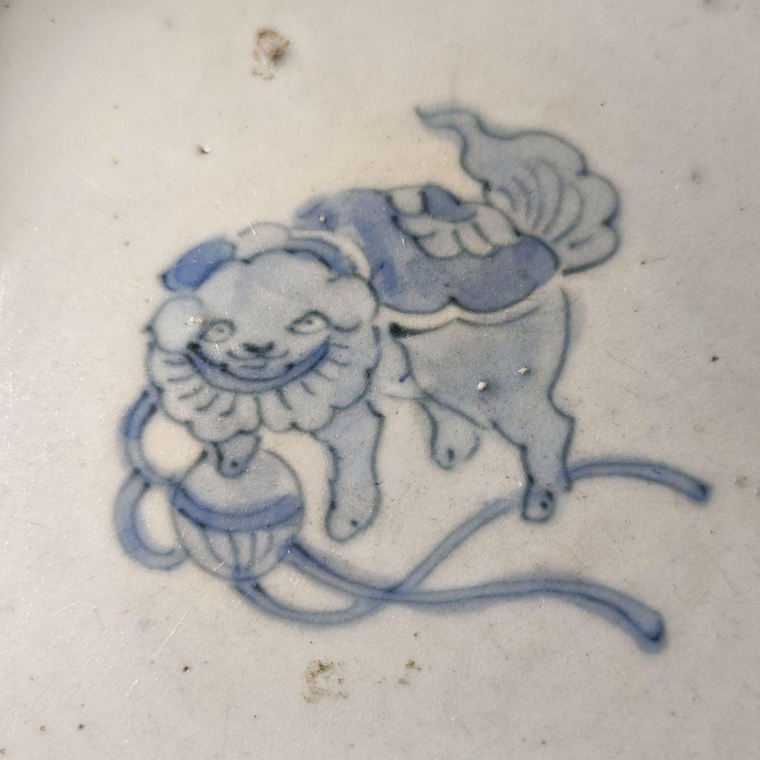 古伊万里　狆鳳凰文大鉢　江戸後期