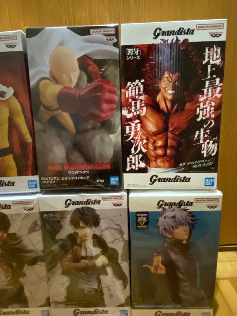 【新品未開封】Grandista他フィギュア 6種まとめ売り 刃牙 呪術廻戦