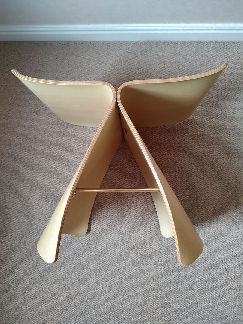 バタフライスツール メイプル 専用クッション付き 天童木工 柳宗理