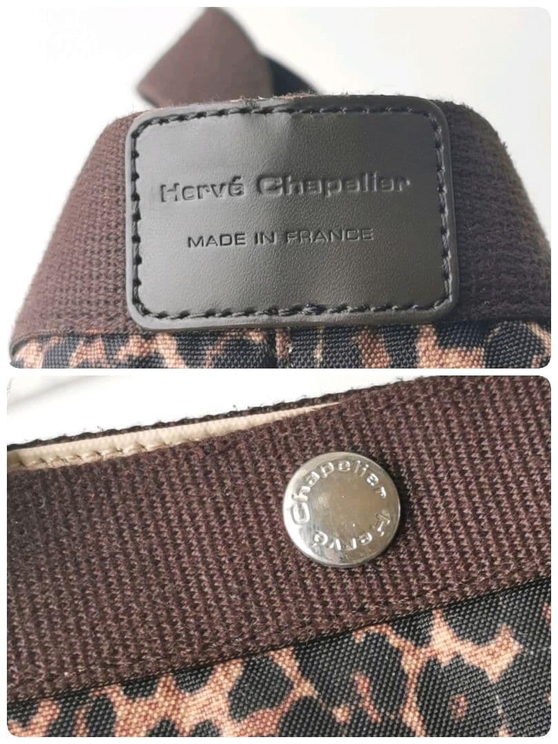 極美品✨エルベシャプリエ 707F パンサー 舟型トート M レオパード