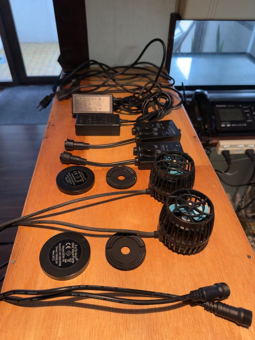 Jebao SDW-16 ウェーブポンプ 2台 水流 魚用品・水草