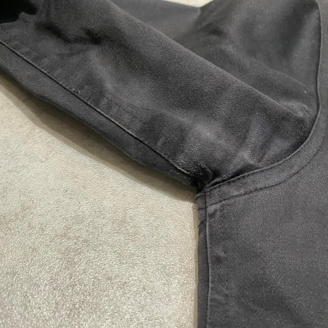 eyedy M ルード系 英字 マリア像 刺繍 ブラック ワークジャケット