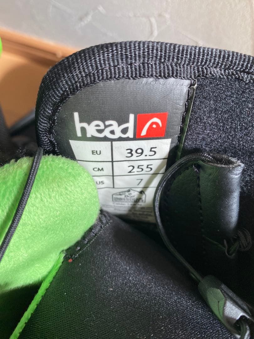 HEAD DUKE スノーボードブーツ ブラック/グリーン　25.5㎝