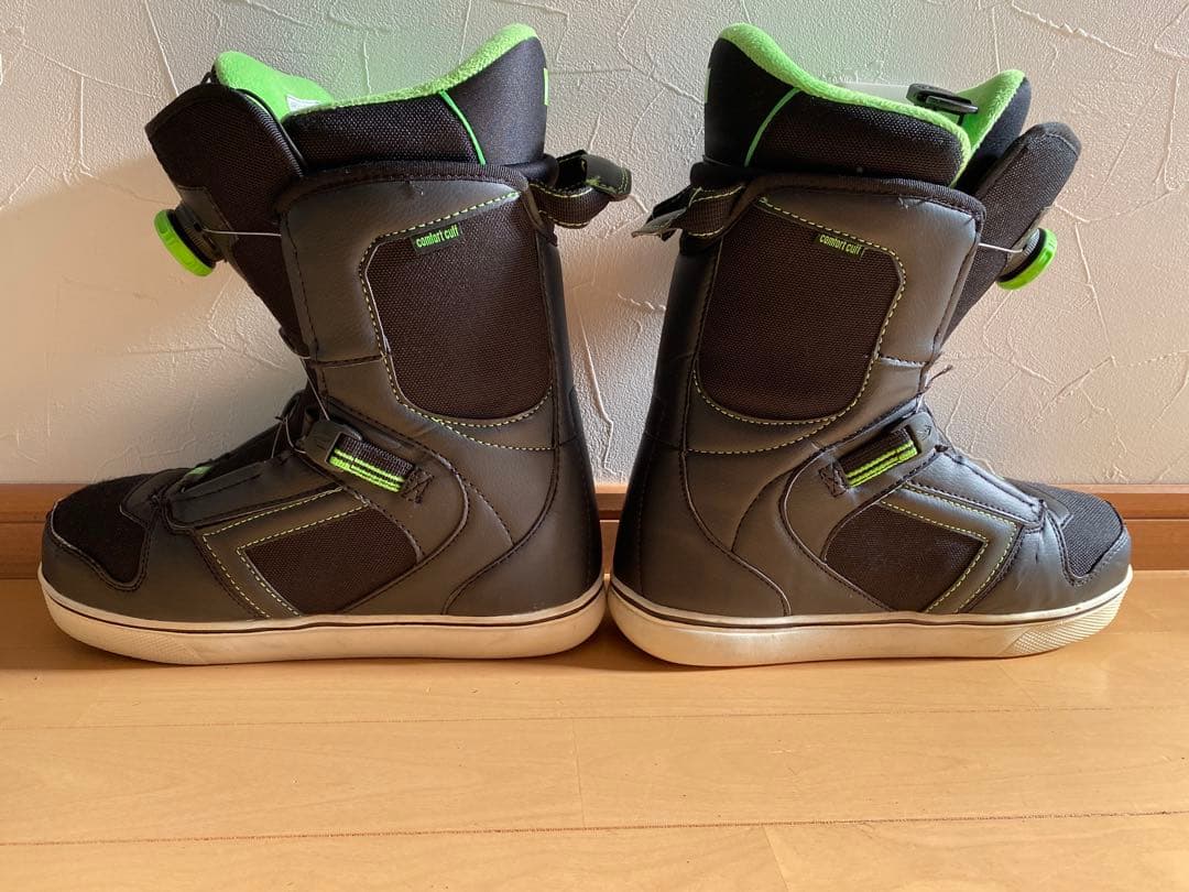 HEAD DUKE スノーボードブーツ ブラック/グリーン　25.5㎝