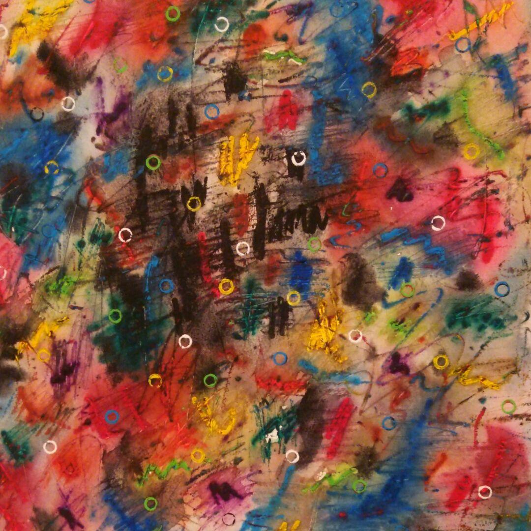 水彩画　印象17  F8号