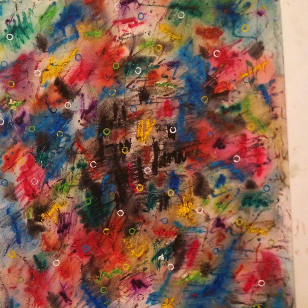 水彩画　印象17  F8号