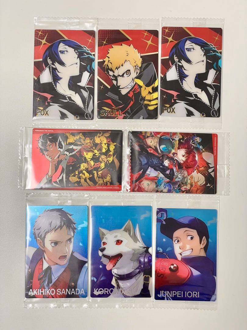 ペルソナ5 ペルソナ3 キャラクターカード 8枚セット - メルカリ
