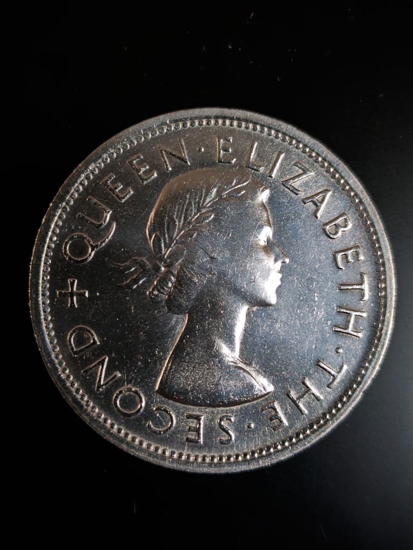 1953年 南ローデシア セシル・ローズ生誕100周年 クラウン銀貨