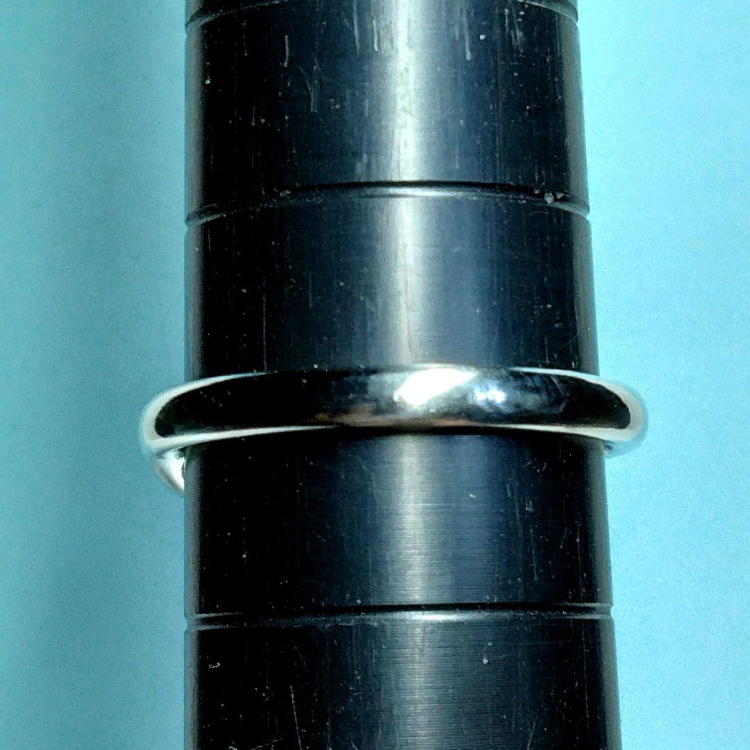 ティファニーカーブドリング 9号　PT950　新品仕上げ　無傷未使用に近い