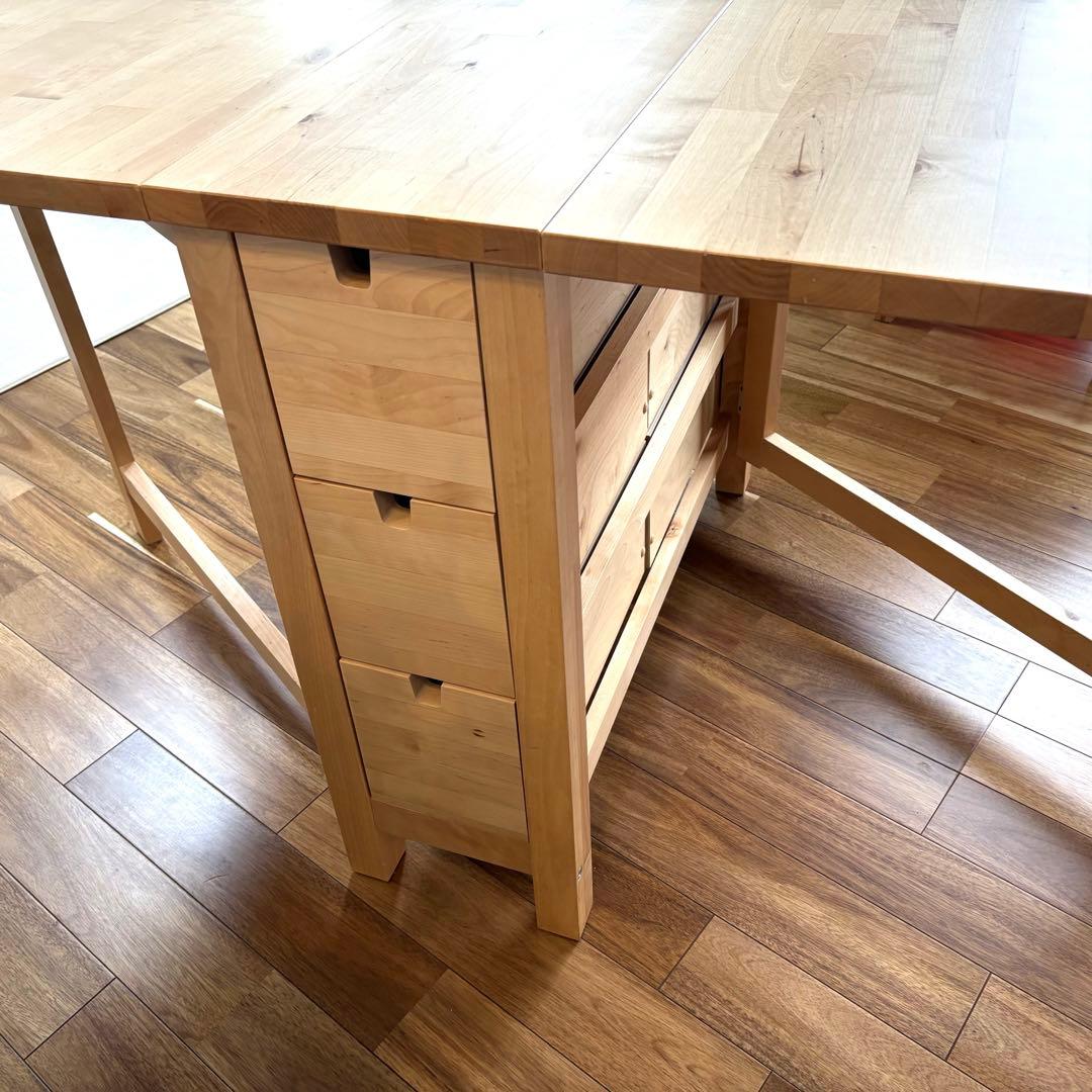 IKEA 折りたたみ ダイニングテーブル ノールデン NORDEN
