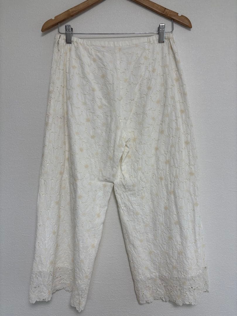 プリスティン フラワーレース ガウチョパンツ