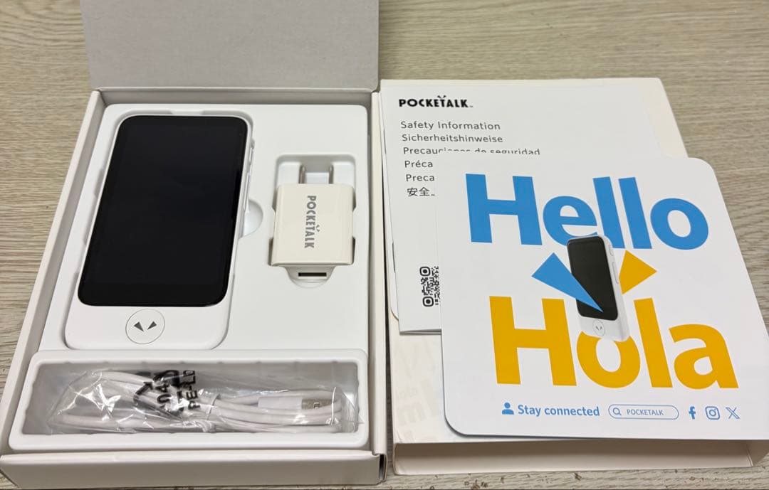 極美品★ポケトークS2 Plus（SIM内蔵モデル2027年9月まで ） 楽天市場】POCKETALK（ポケトーク） S2 Plus グローバル通信2年付