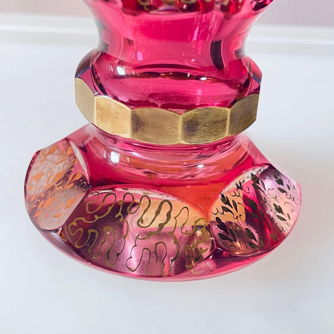 ボヘミアガラス エーゲルマン ロゼ アンティーク - メルカリ