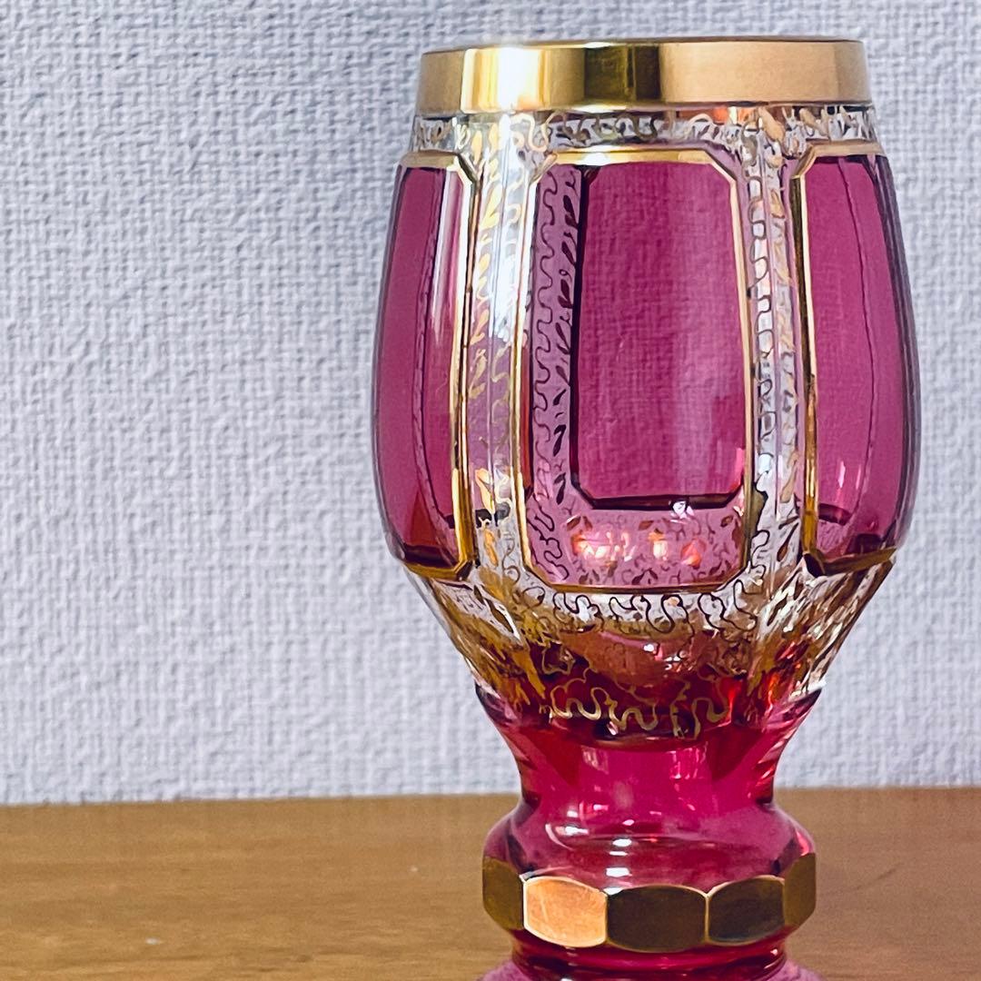 ボヘミアガラス エーゲルマン ロゼ アンティーク - メルカリ