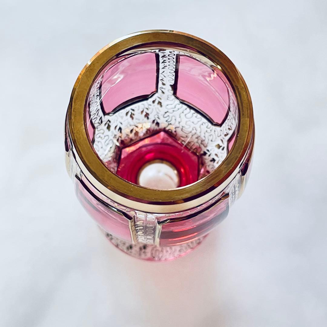 ボヘミアガラス エーゲルマン ロゼ アンティーク - メルカリ