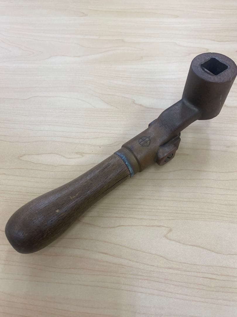 ◎⭐︎ 国鉄 ブレーキハンドル 木製グリップ 鉄道放出品 昭和レトロ