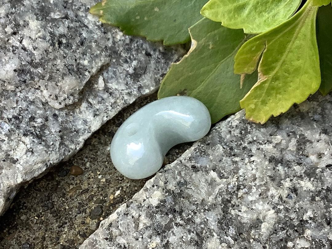 ✳天啓‼️ 極上糸魚川翡翠勾玉アイスジェイド*氷 一生もの 御守り 鑑定