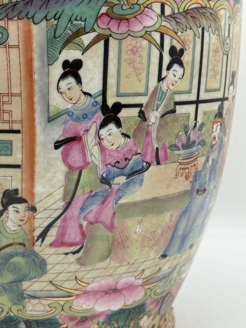 中国 粉彩 人物紋大瓶 大清乾隆年製銘 送料込み250609 - メルカリ