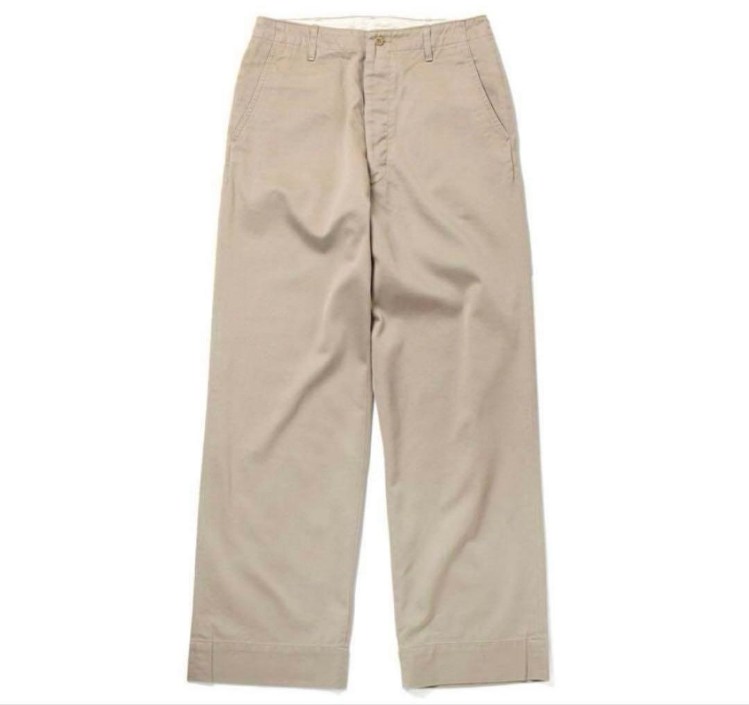 comoli khaki chino チノパン コモリ スラックス