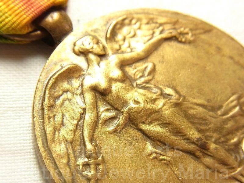 《m6464》ベルギー ヴィンテージ 勝利の女神 ブロンズメダル １９４０年代末