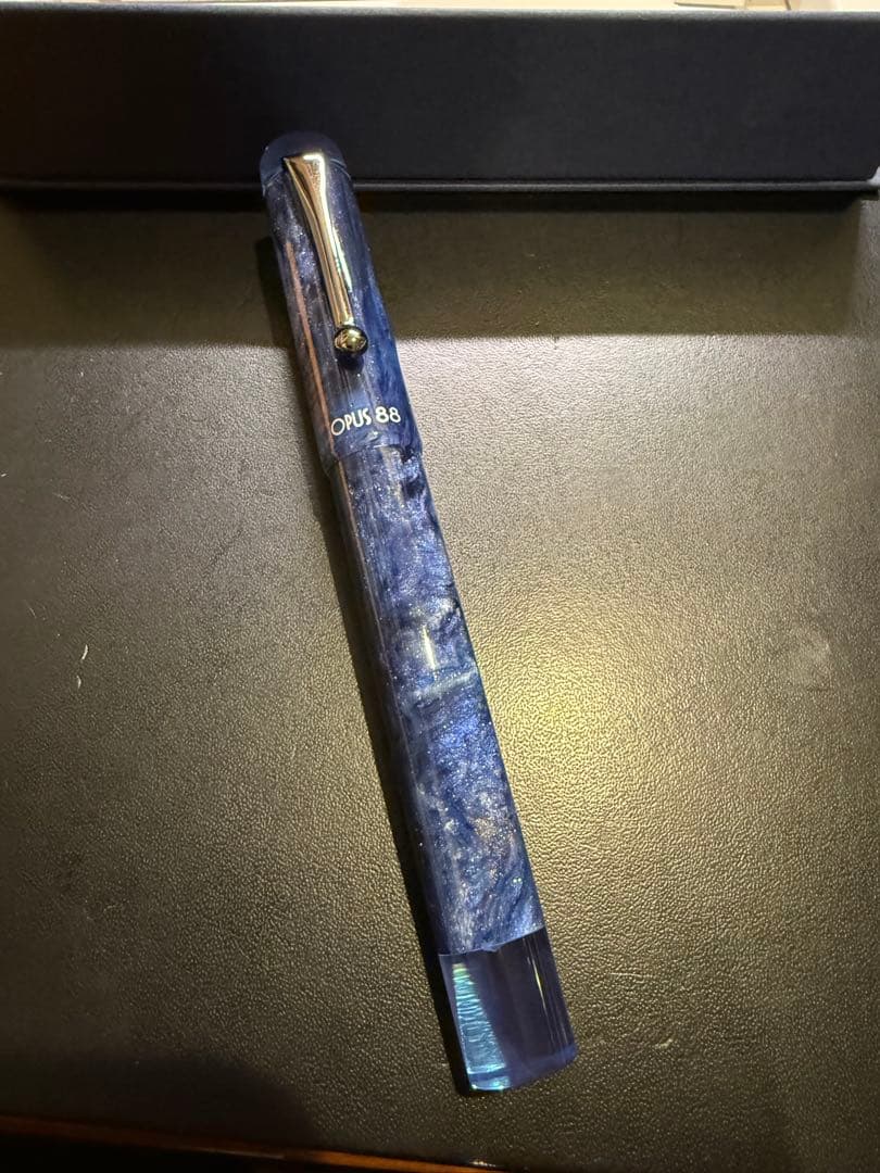 OPUS88 万年筆　オーパス　デモンストレーター　サファイヤブルー　ペン先Ｆ Amazon | OPUS 88 オーパス 88 万年筆 DEMO デモンストレーター