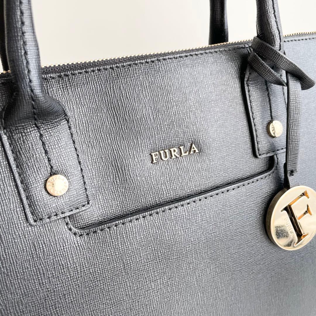 フルラ FURLA ハンドバッグ 2way リンダ トート レザー ほぼ新品