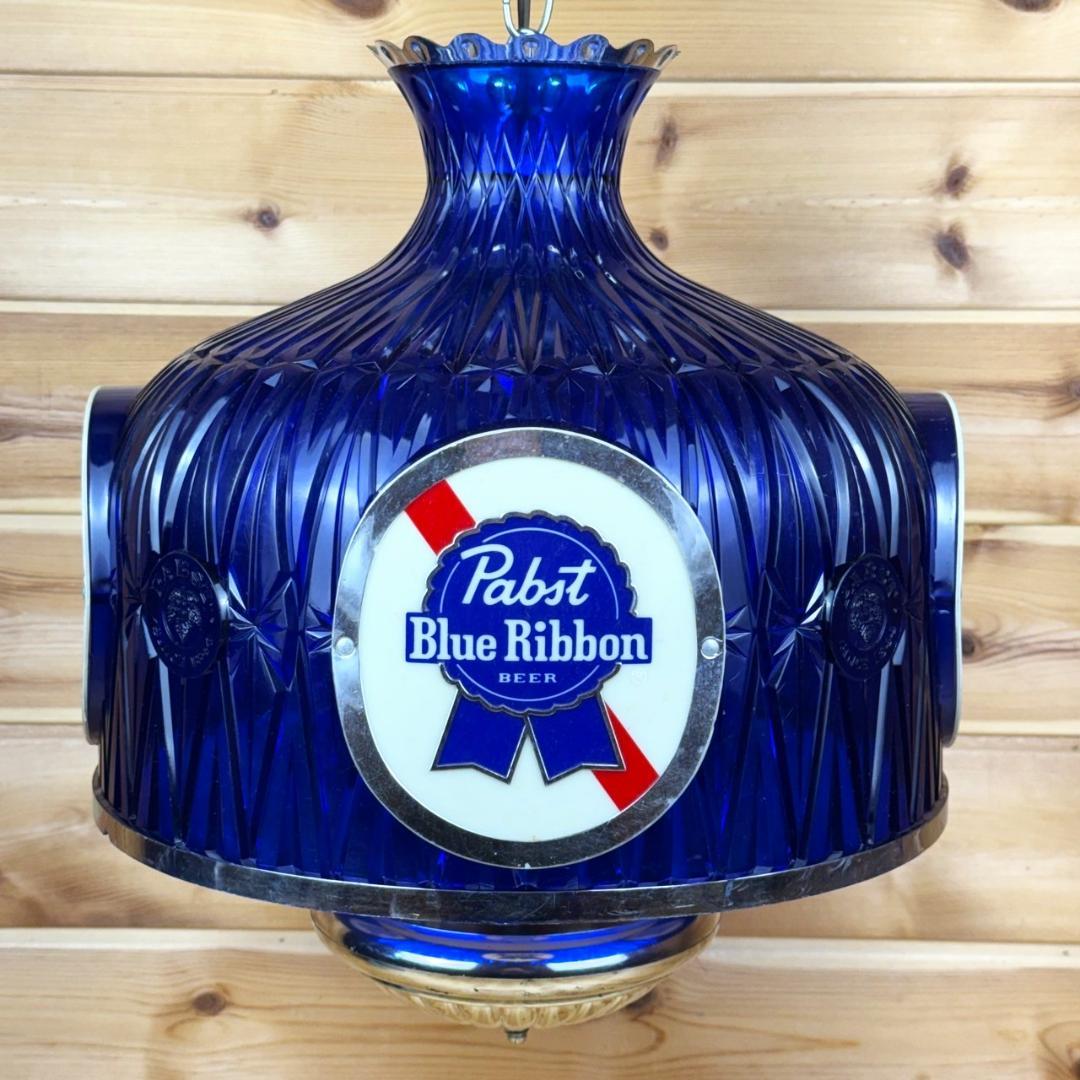 Pabst Blue Ribbon 吊り下げ ライト パブスト ビンテージ - メルカリ