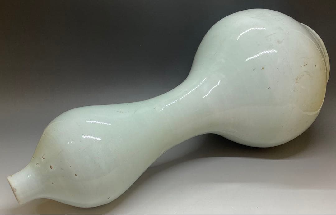 古伊万里　白磁　瓢箪　徳利　t.D831