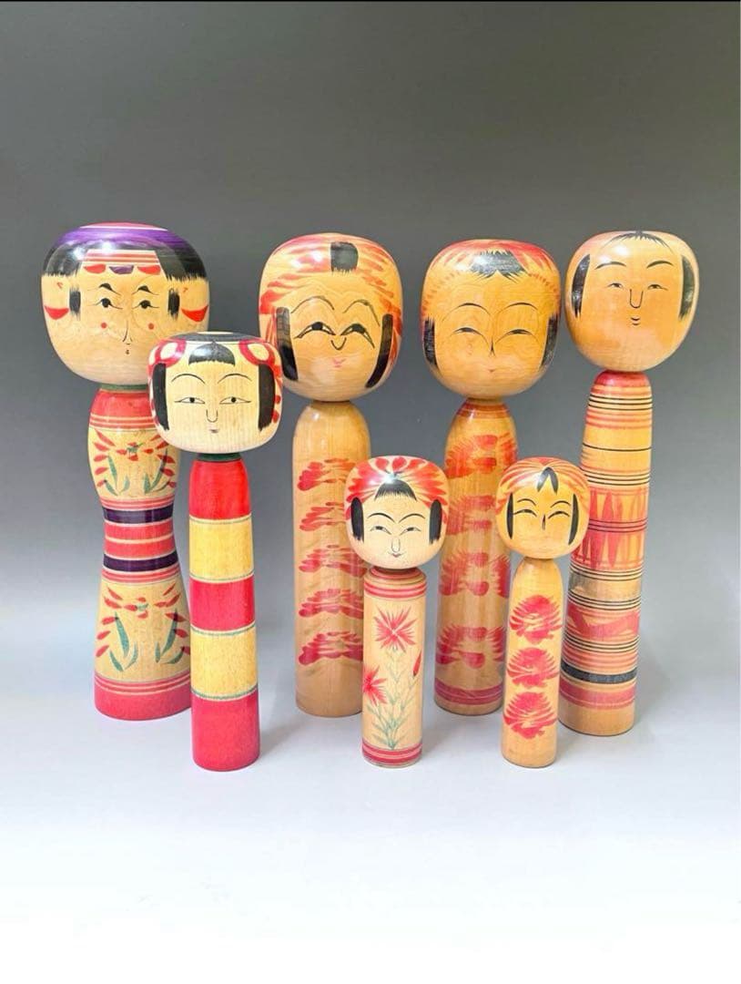 D-3 伝統こけし 16点まとめ売り 大量コレクション 郷土玩具