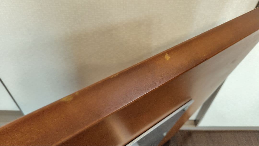 カフェテーブル　B　アジャスター付き 60cm✕70cm　木製天板