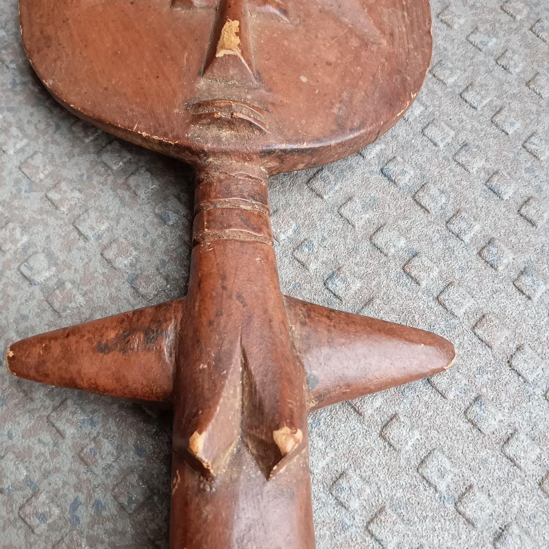 AFRICAN fetish 遺物 呪物・呪具・民間信仰系彫像 木彫 宗教美術 丸太