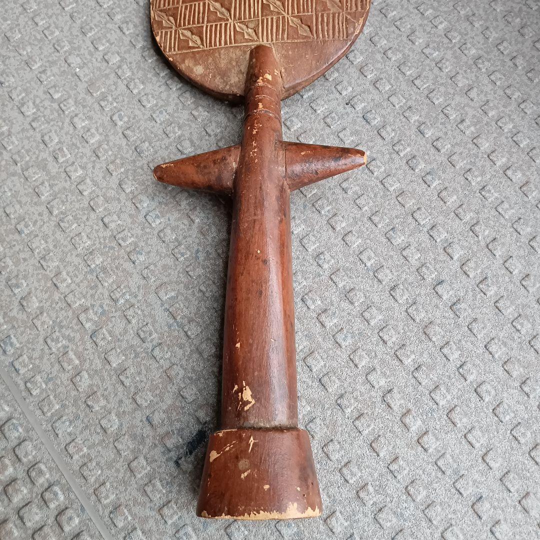 AFRICAN fetish 遺物 呪物・呪具・民間信仰系彫像 木彫 宗教美術 丸太