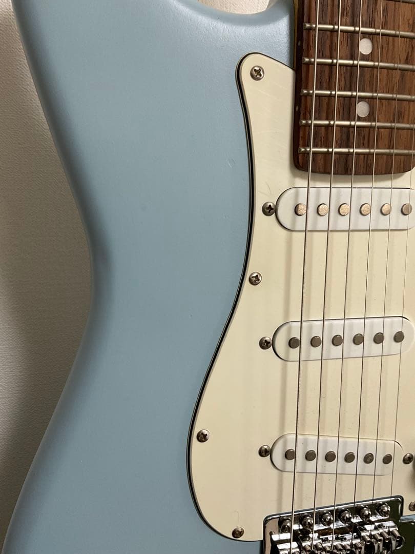 ストラトキャスター タイプ マットブルー