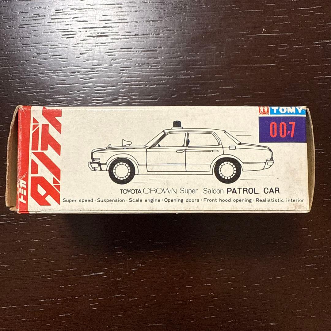 【廃盤絶版】トミカダンディ007トヨタクラウン スーパーサルーン パトロールカー