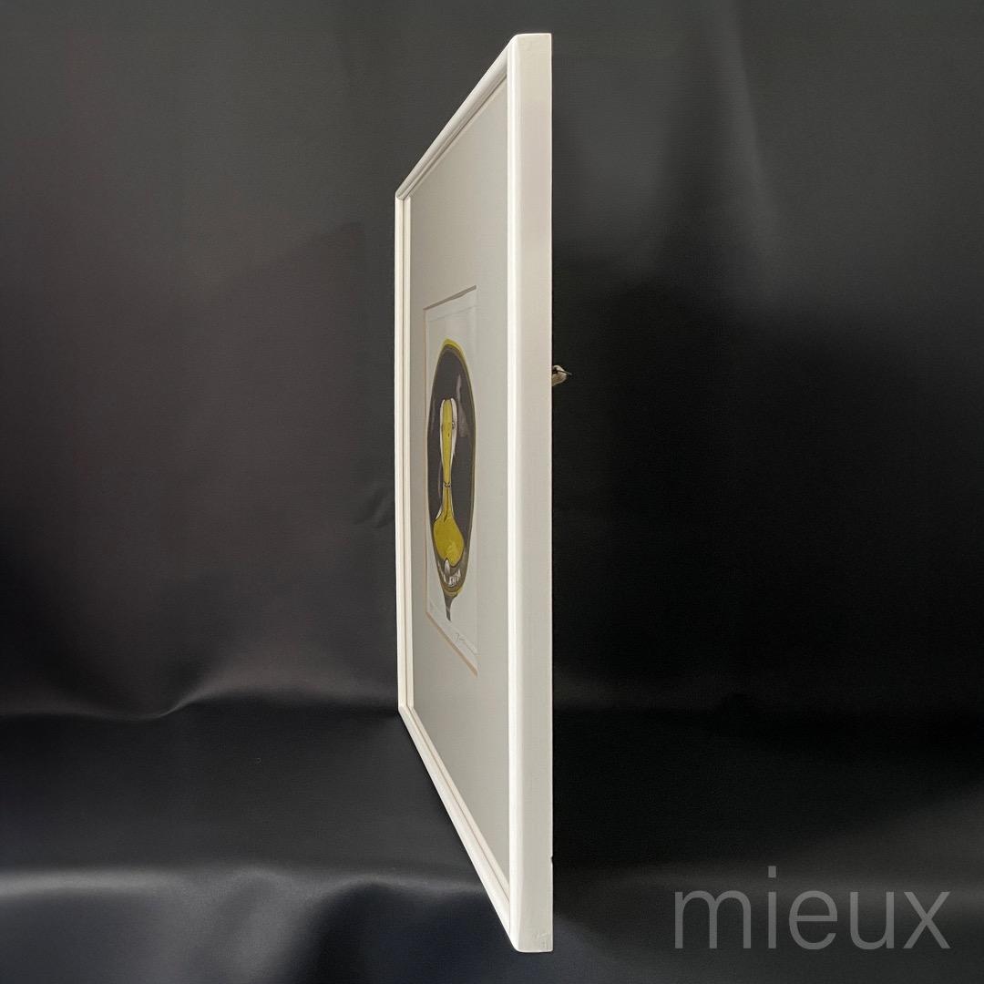 堀井英男「醜い生」エッチング 額付 サイン入り 美術品・アンティーク