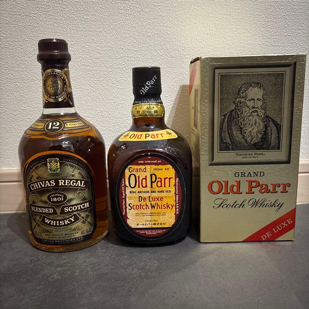Grand Old Parr 12年/CHIVAS REGAL 12年 古酒2本 - メルカリ
