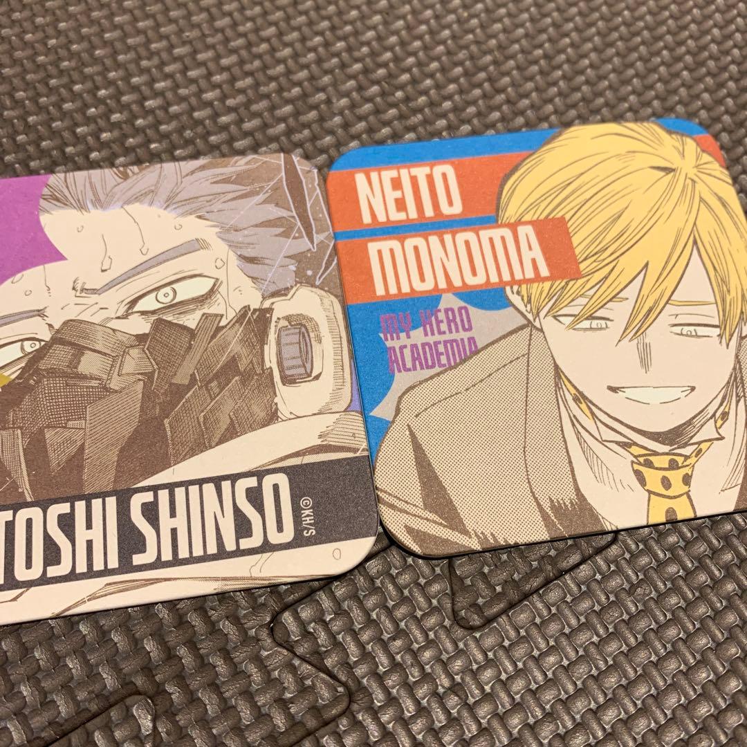 僕のヒーローアカデミア 原画展 アートコースター 物間寧人 心操人使