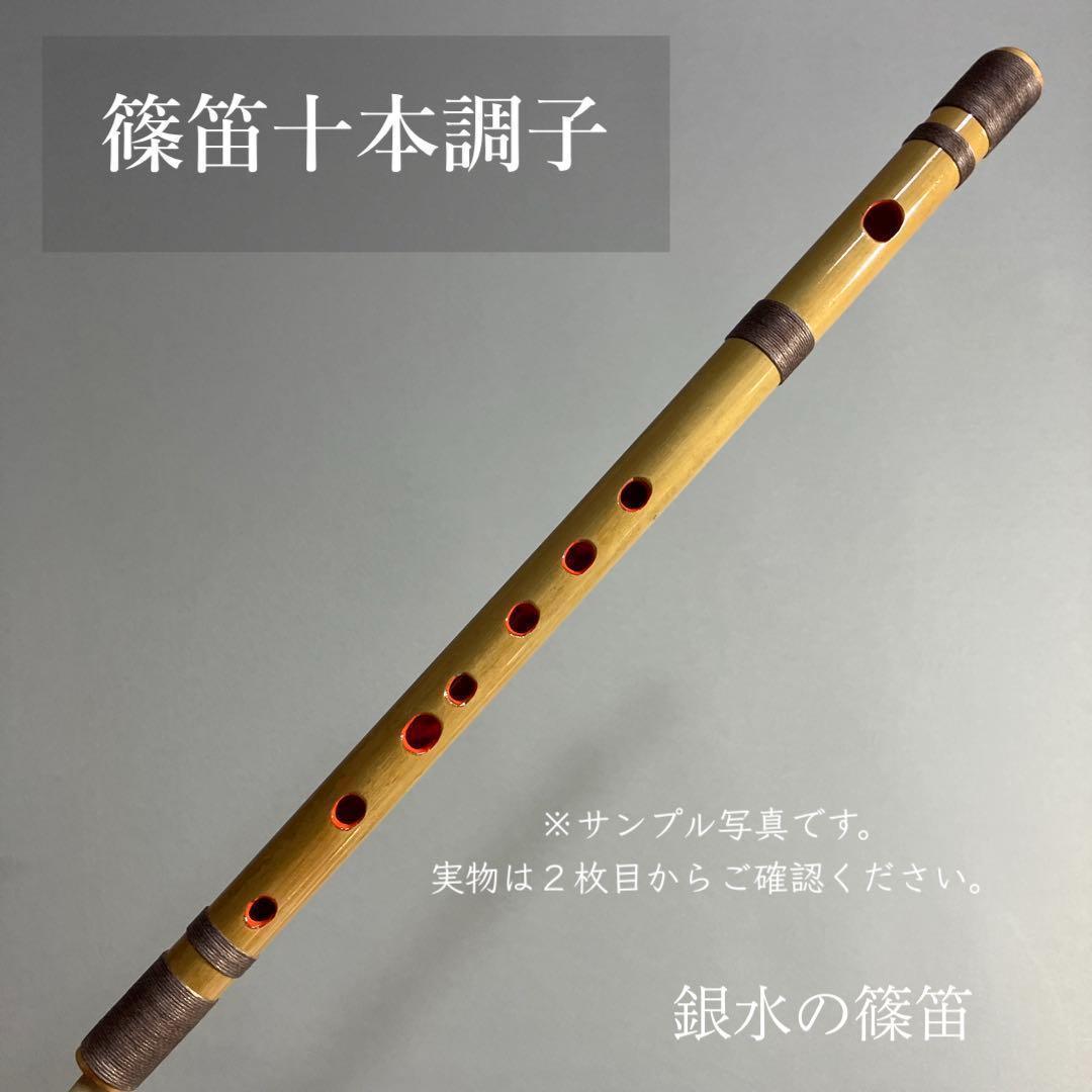 篠笛十本調子 D管 MR10-61 唄物 ドレミ調 天地糸巻 和楽器