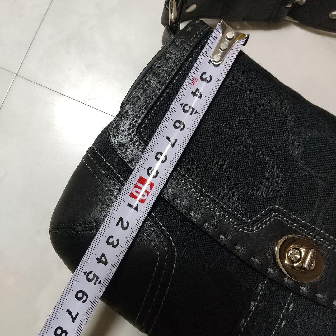 美品　コーチ　ワンショルダー　ソーホー　ハンドバッグ　シグネチャー　レザー