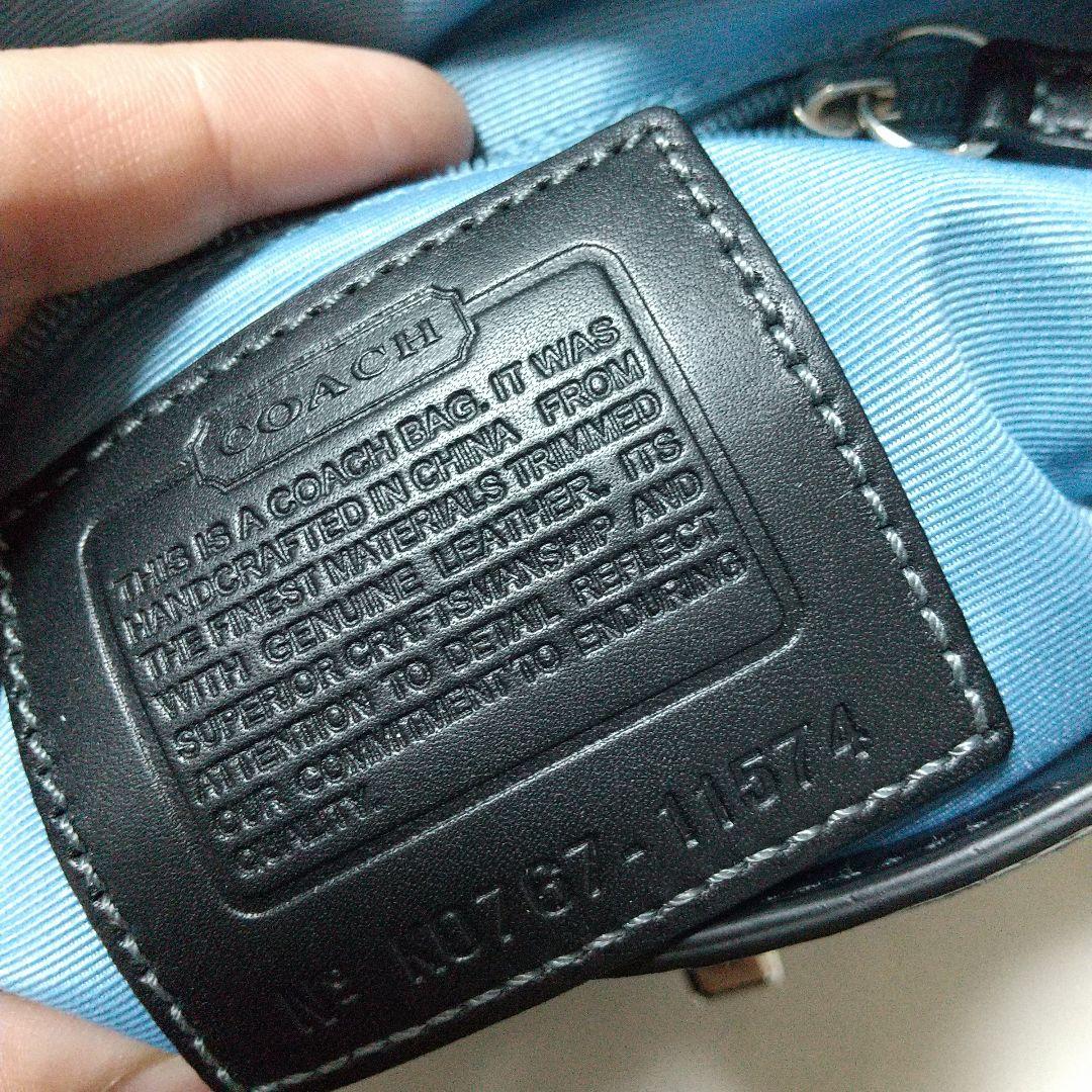 美品　コーチ　ワンショルダー　ソーホー　ハンドバッグ　シグネチャー　レザー