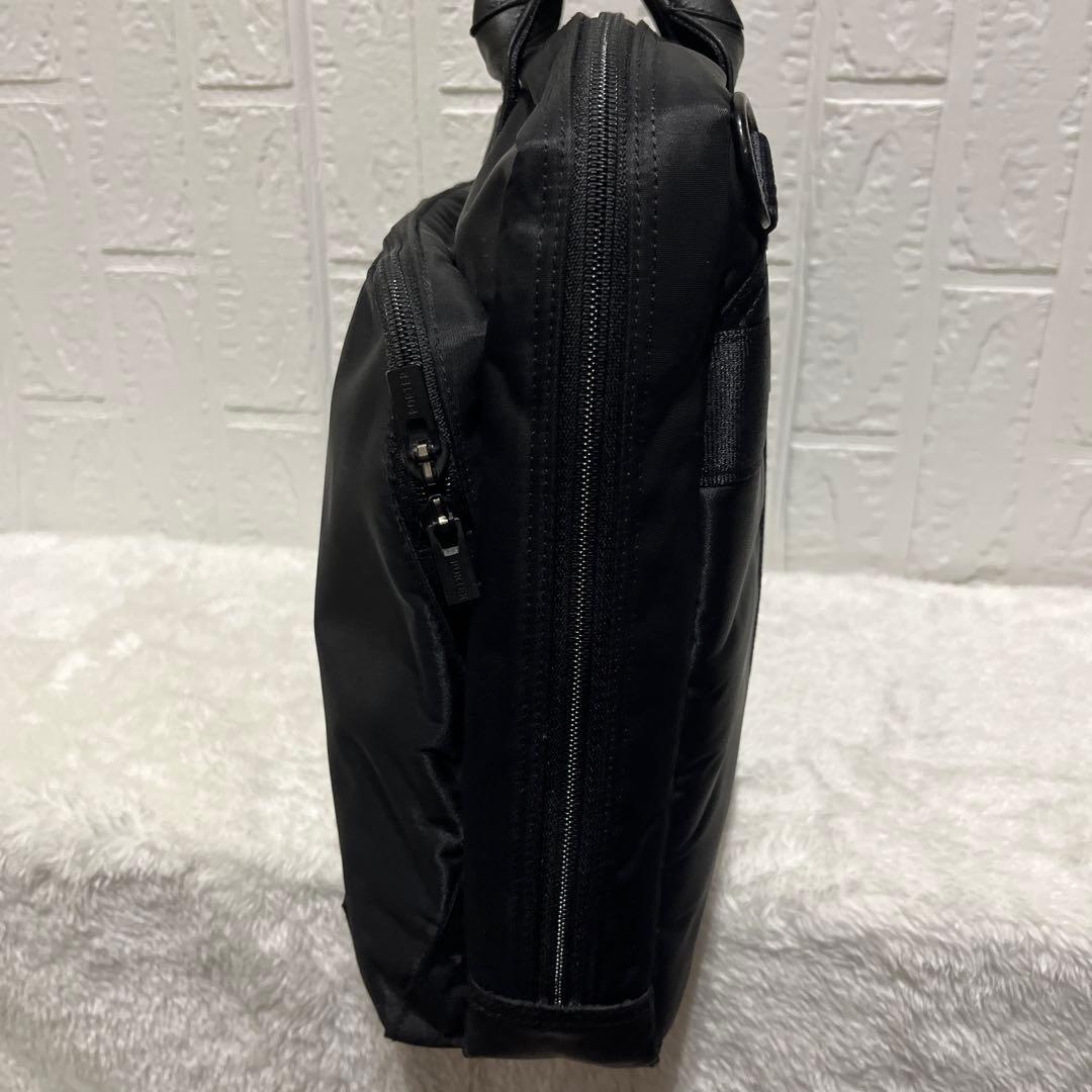 【美品】ポータータイム ビジネスバッグ 2way A4可 ブラック 吉田カバン