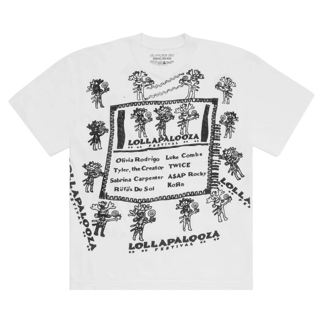 Lollapalooza × CPFM White Lineup Tee M - yellows.co.jp 日本