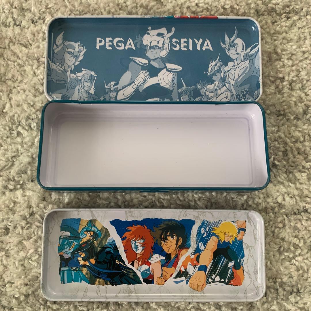 2個セット 聖闘士星矢 缶ペンケース 未使用 文房具・事務用品