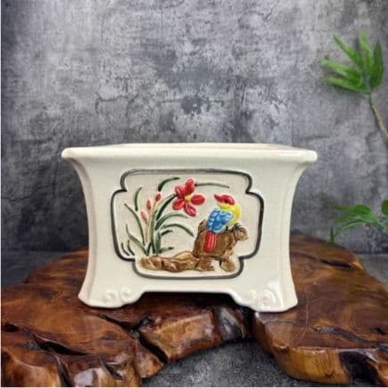 盆栽鉢 青磁鉢 山野草鉢 多肉植物 植木鉢 小品大品盆栽鉢 陶器